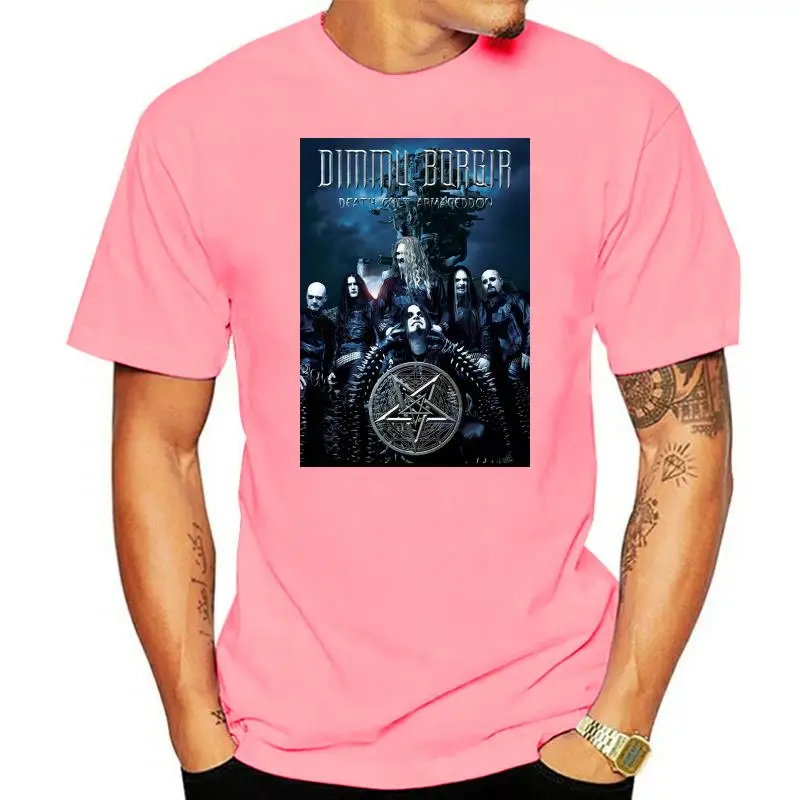 Dimmu Borgir - Death Cult Group Photo - TWO-SIDES Band T-Shirt Men Women Unisex Fashion tshirt Free Shipping