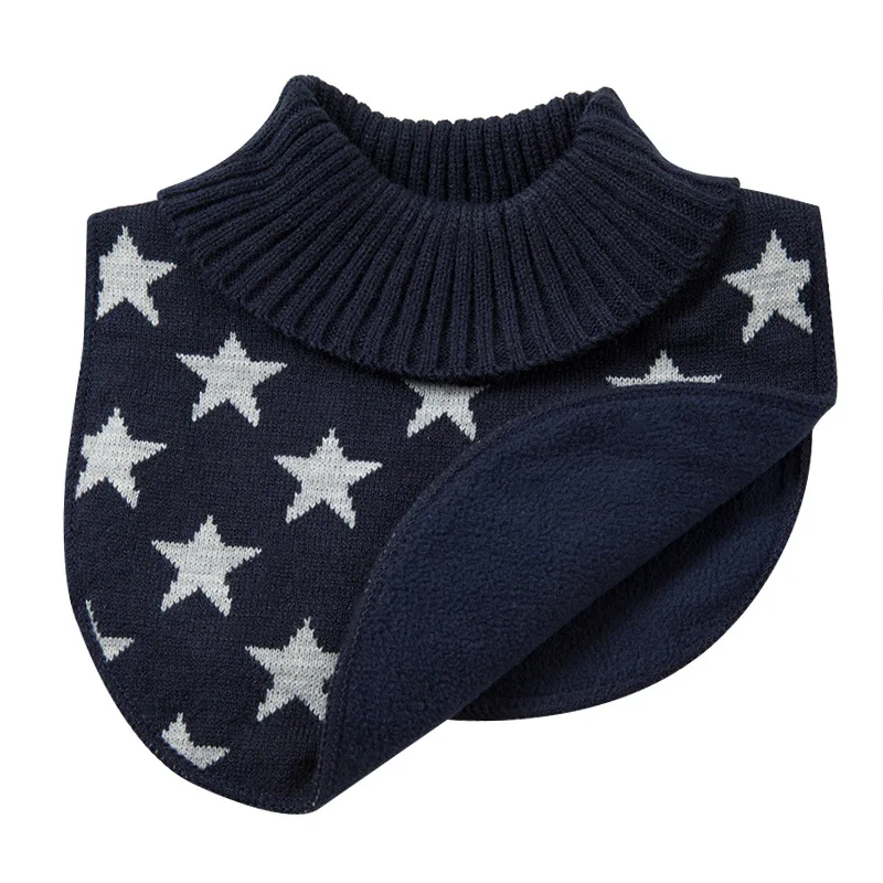 2 3 4 5 6 7 8 Years Baby Scarf Detachable Fake Turtleneck Toddler Kids Warm Knit Mock Half Top Collar Neck Scarves For Boy Girl