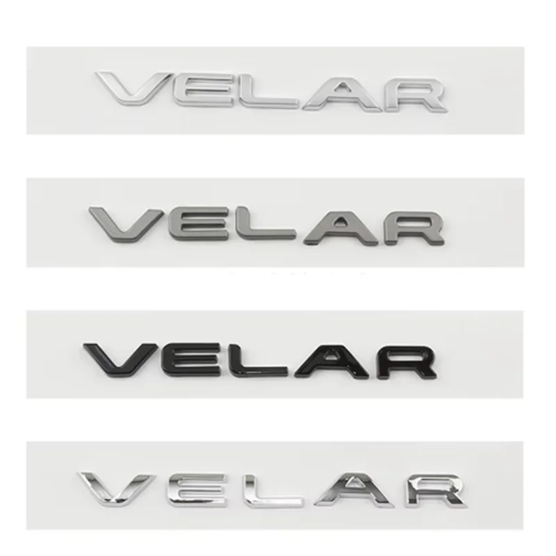 

For L R R R VELAR High Availability RDYNAMIC VELAR letter badge car stickers rear boot refit accessories trunk logo decorate