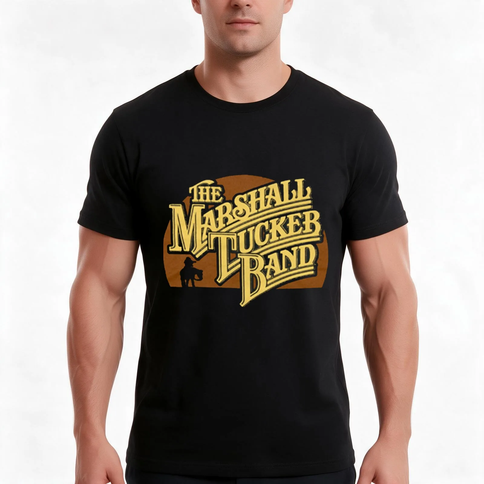 factory merch summer time music of _gt_MARSHALL_lt_ TUCKER_gt_ concert T-Shirt, Summer Casual Cotton Tee, Vintage Graphic Print