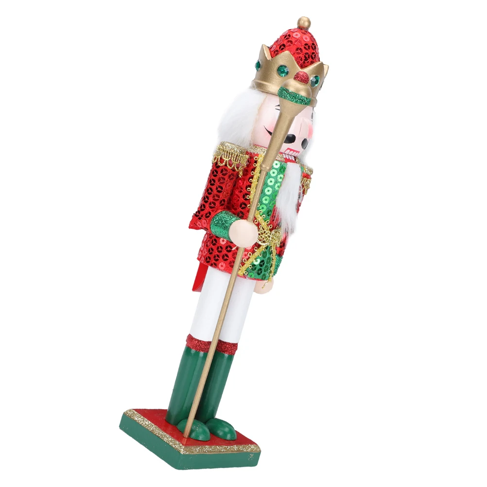 

Nutcracker Ornament Holiday Nutcrackers Soldier Christmas Gadgets Decoration Figurines Wood Xmas Man
