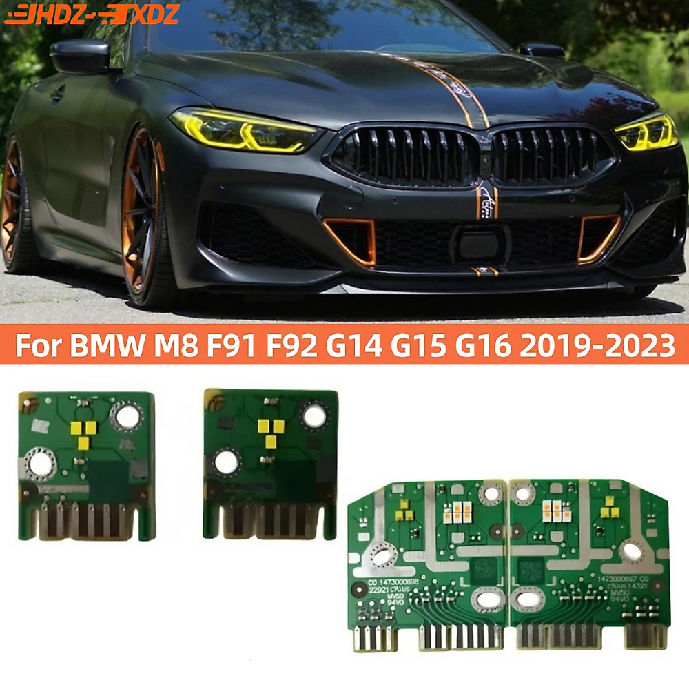 

NEW Angel Eye DRL LED Boards For BMW 8 Series F91 F92 F93 M8 G14 G15 G16 Yellow Amber Blue Red Daytime Running Light 63119498647