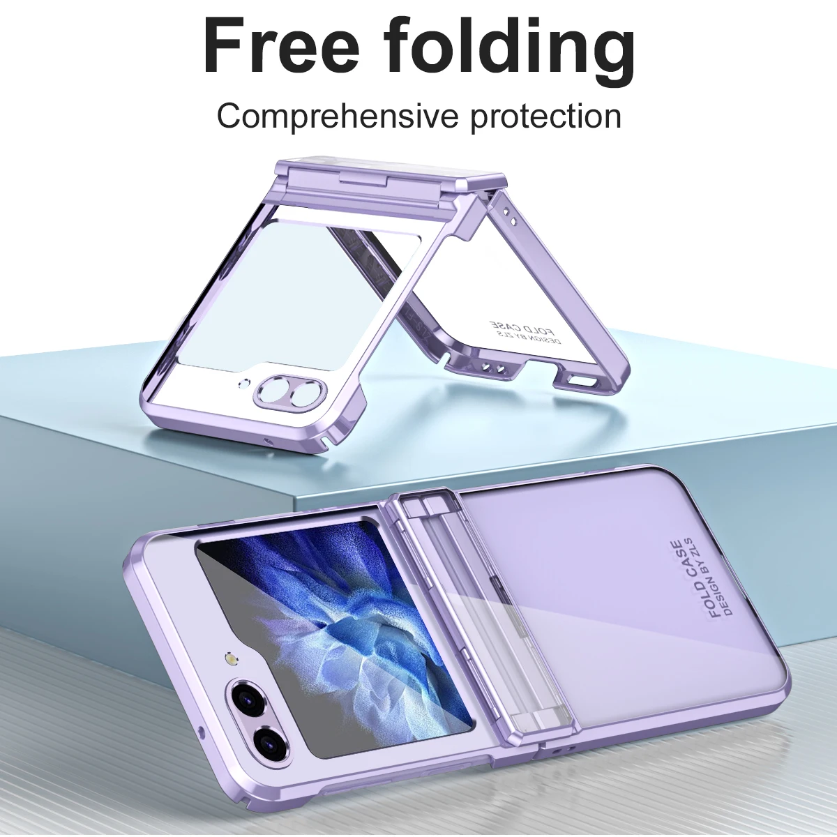 

Luxury Vacuum Plated Case For Samsung Z Fold 7 FE 6 5 4 3 180° Foldable Hinge Protection Shockproof Anti-Fingerprint Cover