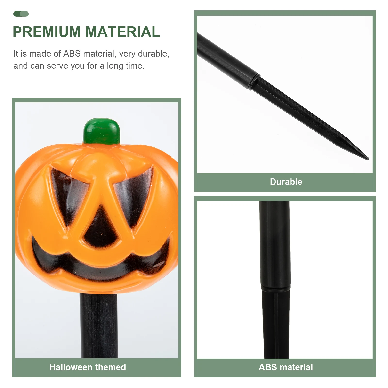 

5 Pcs Pumpkin Lampshade Accessories Halloween Home Decor Decorate Decorations Party Garden Light Stakes Yard for Vintage