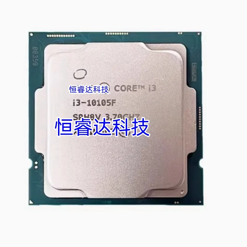 Core i3-10105F i3 10105F 3.7 GHz Quad-Core Eight-Thread New CPU Processor L3=6M 65W LGA1200