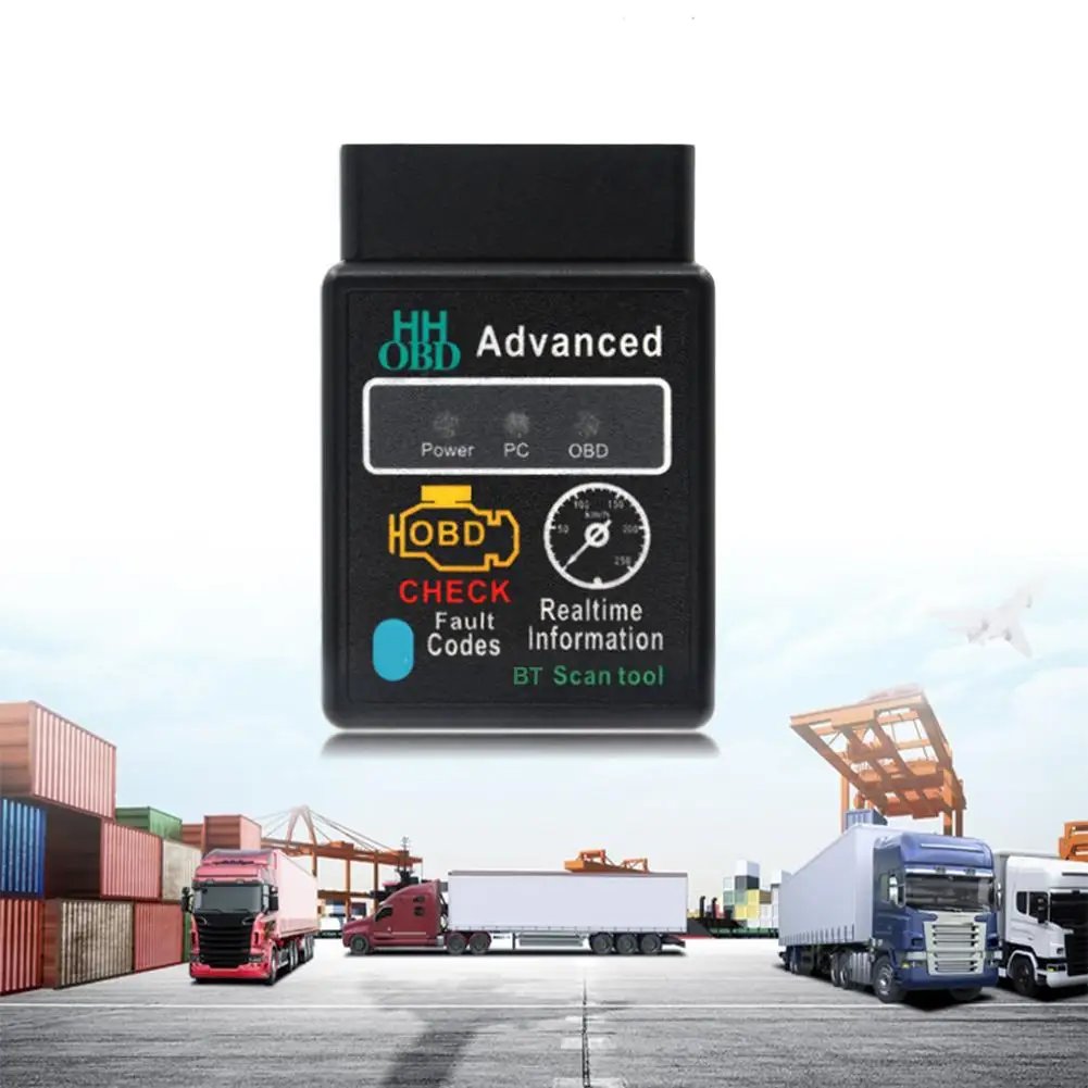 Bluetooth Compatible In Car OBD2 Scanner  HH OBD V2.1 Bluetooth 5.1 Car Diagnostic Instrument Elm327 Obd2