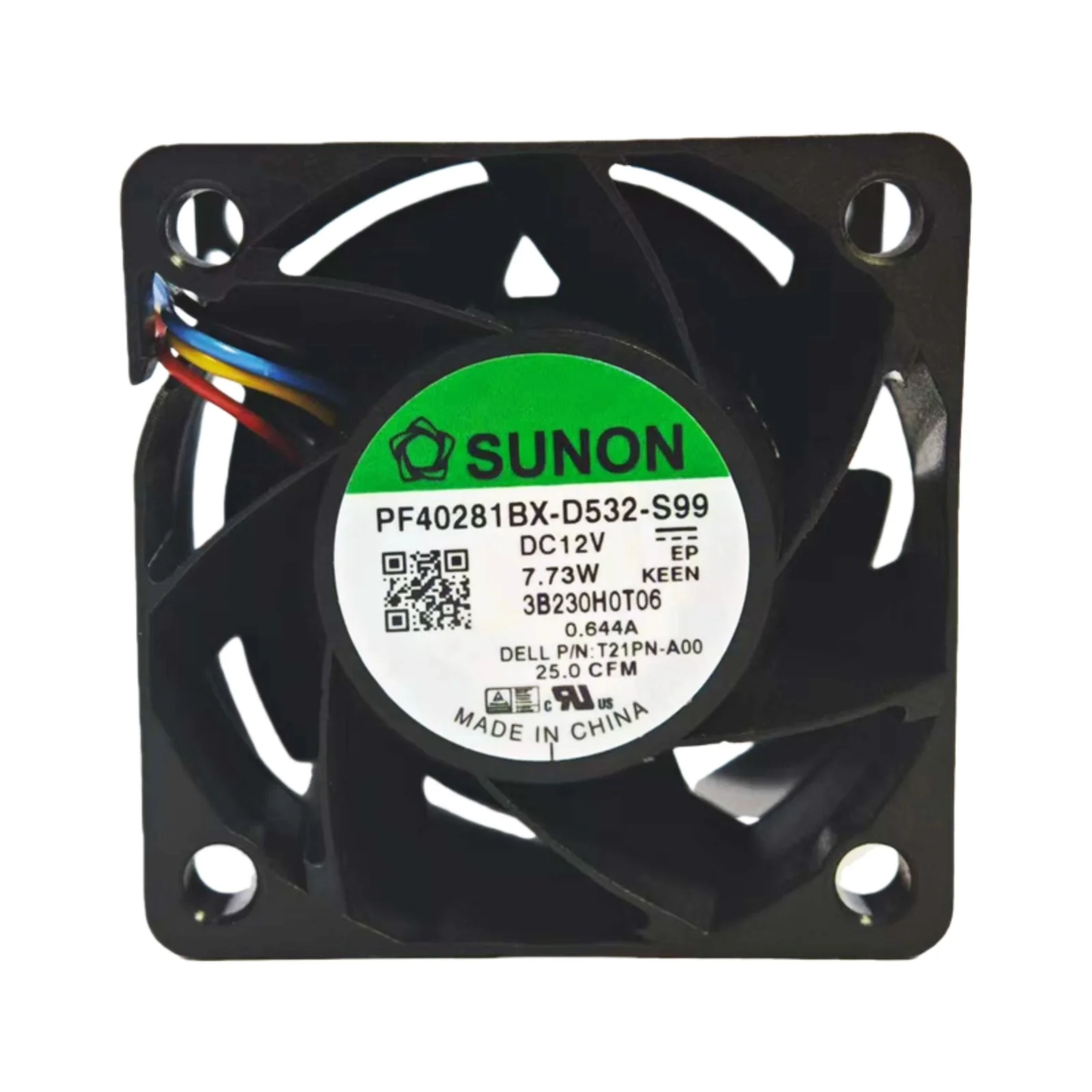 Новинка для Sunon PF40281BX-D532-S99 4028 12 В вентилятор с ШИМ, 40x40x28 мм, 4-проводной охлаждающий вентилятор с регулировкой скорости, шарикоподшипник с высоким воздушным потоком