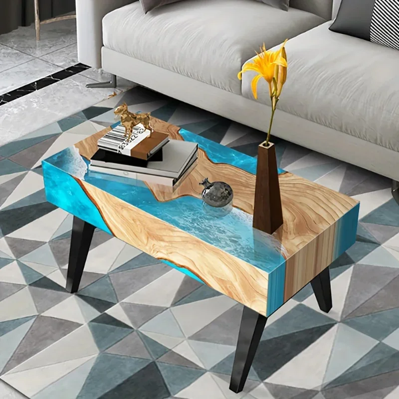 

Reusable Large Rectangular Silicone Mold for DIY Resin Casting - Home Table Pallet Wood & Coffee Table DIY Kit