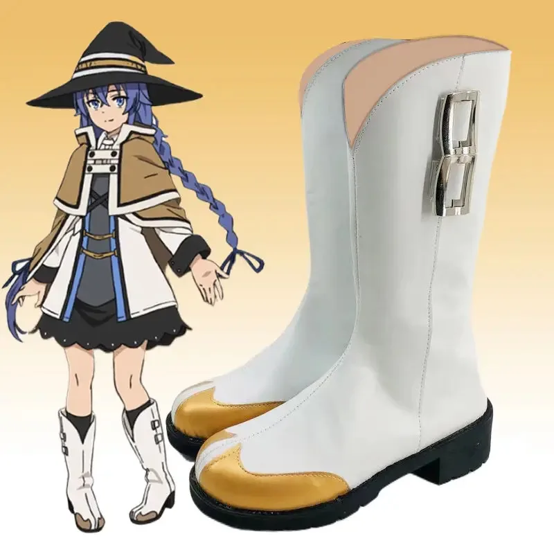 

Аниме Mushoku Tensei Roxy Migurdia плащ наряд ботинки обувь парик Хэллоуин Рождественская вечеринка женщина косплей костюм реквизит gkl/6