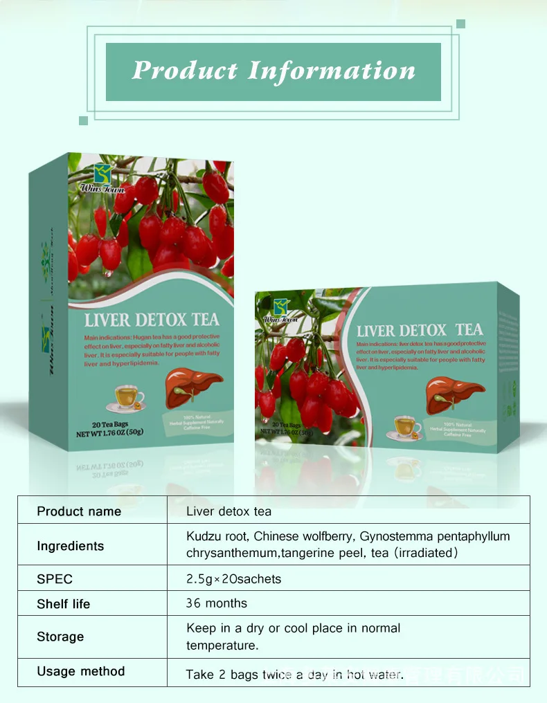 2 box Liver nourishing and Liver protecting Tea Liver Lung Health Repair Prevent Cirrhosis