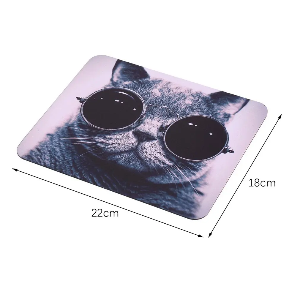 3D Pistol Pattern Laptop Computer Anti-Slip Mouse Pad Mat Mice Pad For Optical Laser Mouse Waterproof Table Mat 22cm*18cm