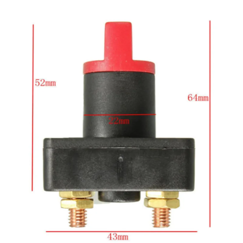 100A 12/60V power-off rotary switch suitable for automotive, ship, truck battery isolator power-off disconnector