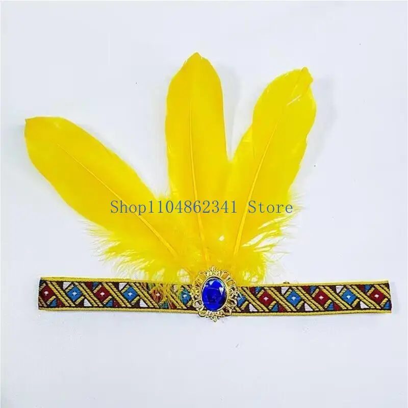 5asd Auffälliges Stirnband für Karneval, Abschlussball, Tänzer, Kopfschmuck, Bühnenkostüm, Maskerade, Kunstkostüm,