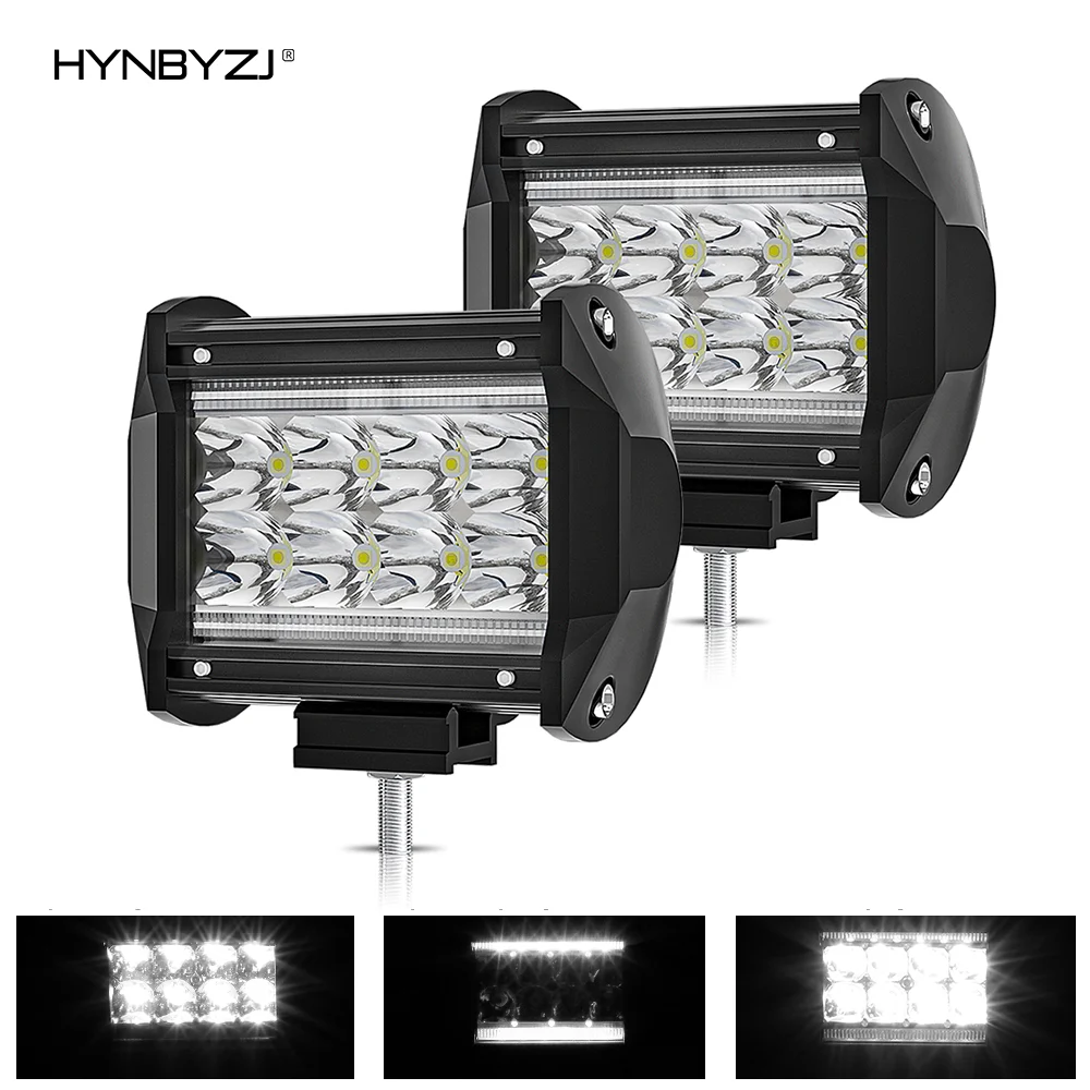 1PCS 150W 4Inch 4x4 Off Road LED Light Bar 12V 150W Fog Running Led Work Light 3 Modes Memory Function for Tractor Jeep