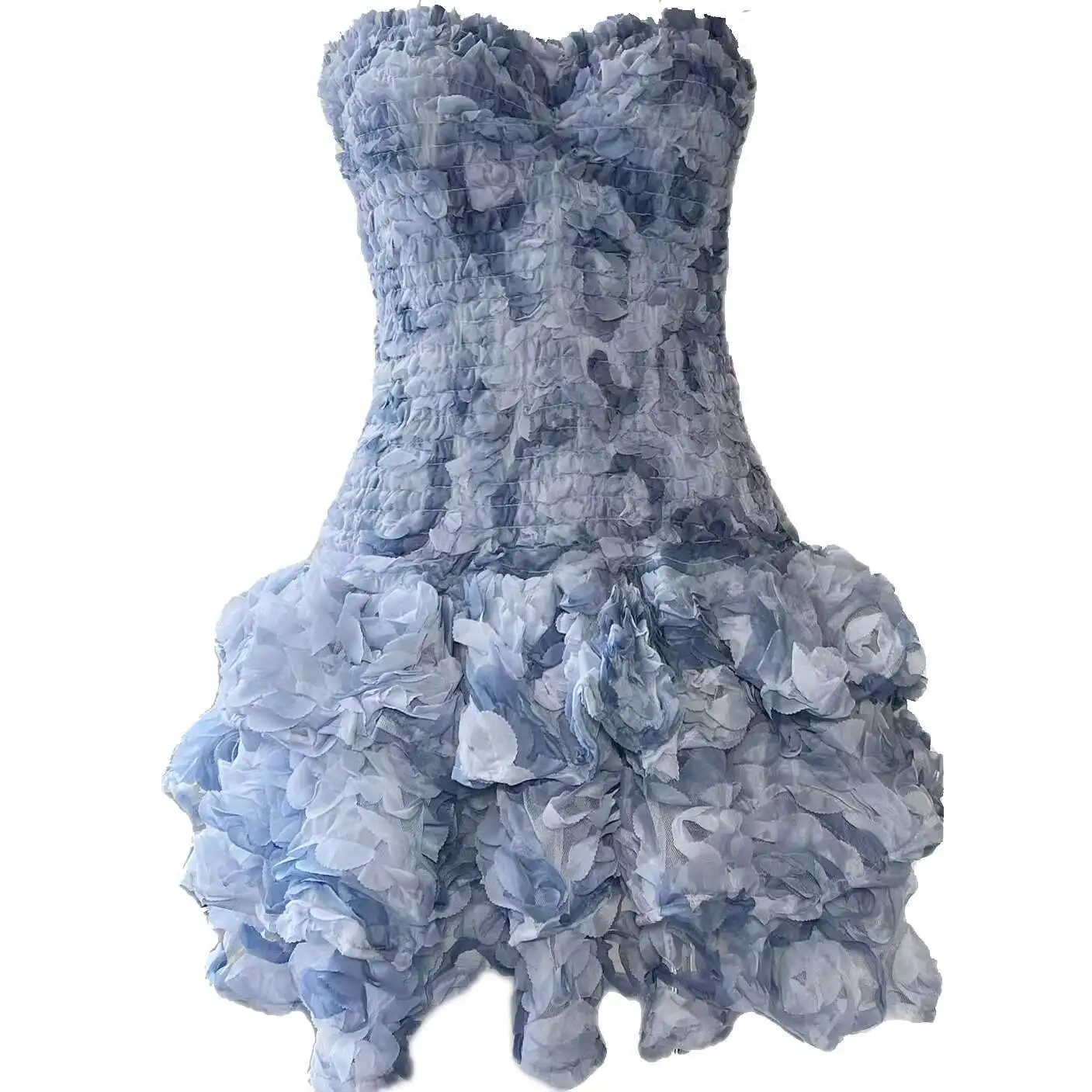 3D Bloem Formele Avond Taart Jurk Vrouwen Zomer Tule Korte Jurken Party Girl Verjaardag Mini Baljurk Corset Mini Vestidos