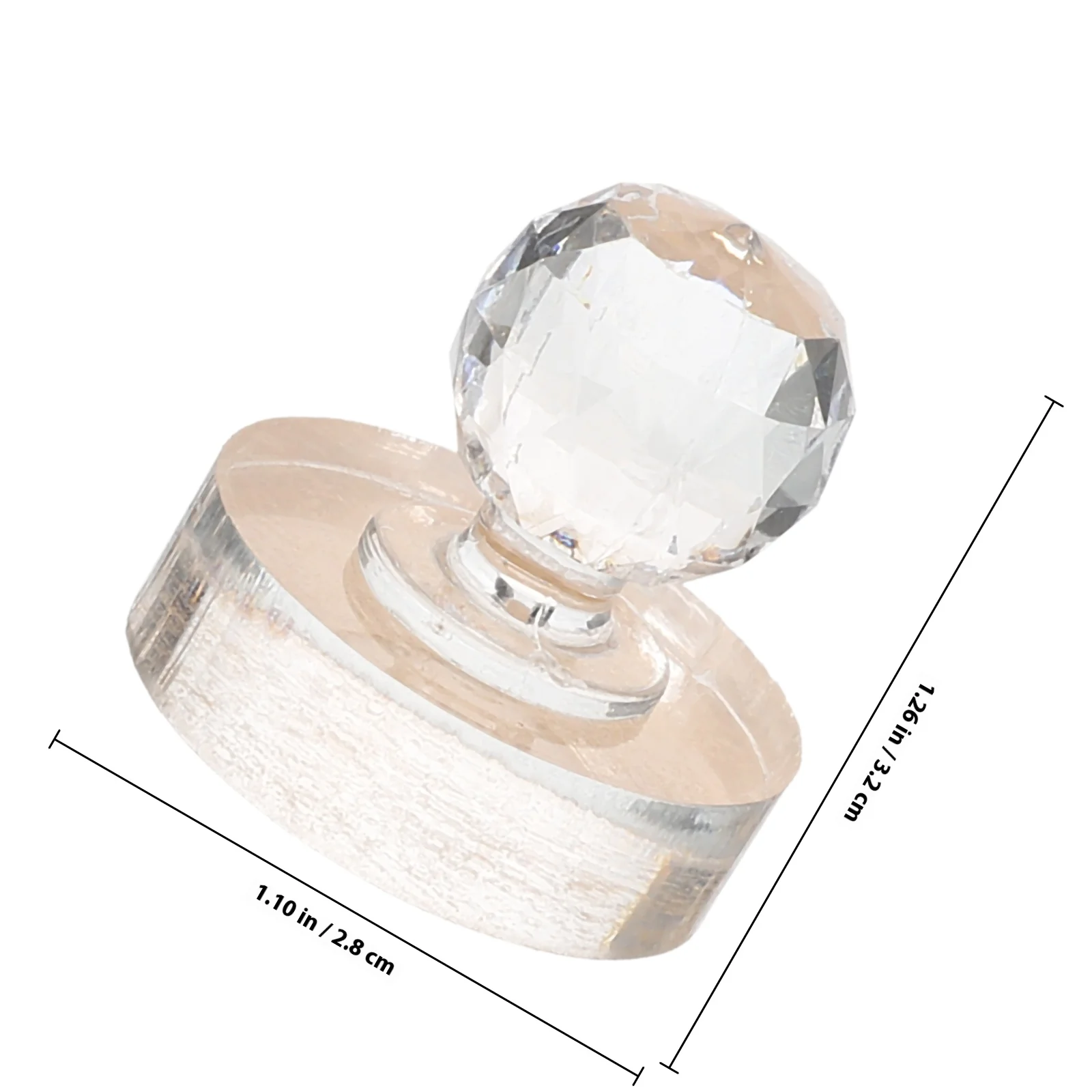 ظلال العيون الضغط الختام مستديرة الاكريليك مستحضرات التجميل الضغط ختم أداة لوحة إصلاح المدمجة أحمر الخدود تمييز DIY ماكياج #2