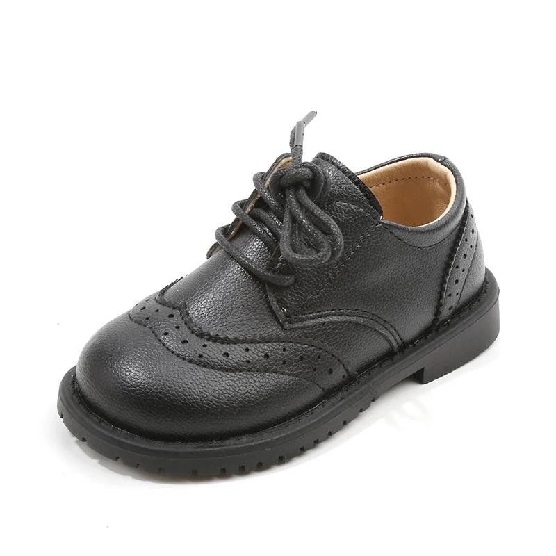 Children's Leather Shoes Spring and Autumn New Campus Boys and Girls Leather Shoe Children Casual Shoes Student Shoe