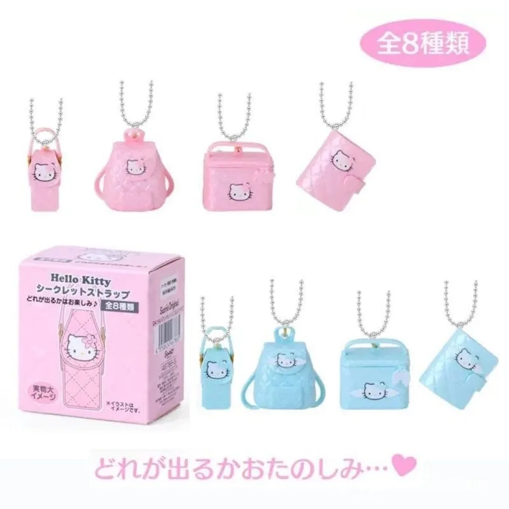 

Sanrio Kawaii Cartoon Hello Kitty Figure Mobile Pendant Bag Mini Cosmetic Bag Slippers Mobile Patch Material Decoration Toy