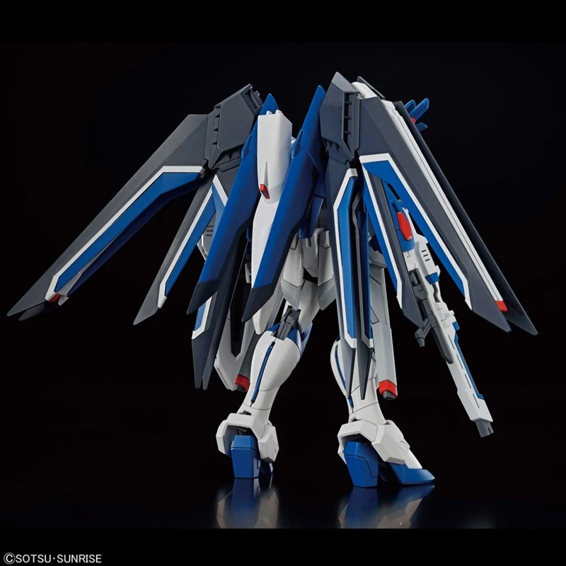 Oryginalny model do składania Bandai GUNDAM HG 1/144 RISING FREEDOM, figurka anime, zabawki kolekcjonerskie, ozdoby, prezenty