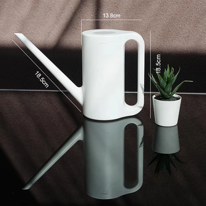 1.2/1.5L Long Mouth Flowers Watering Can Plastic Plants Watering Pot Home Drink Bottle Spray Nozzle Sprinkler Garden Supplies