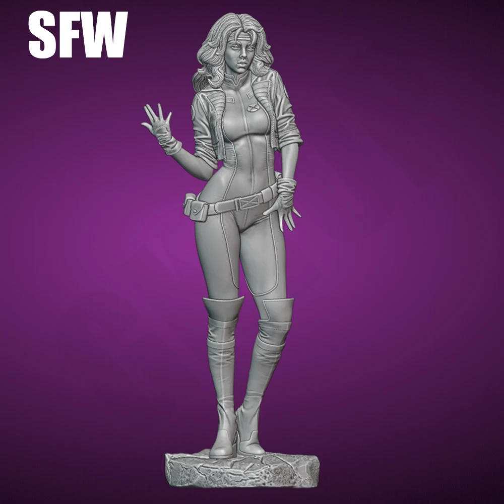 1/24 مثير فتاة برازيلية NSFW الراتنج نموذج الشكل لعبة الحرفية المفككة مصغرة تخفيض تمثال مجموعة غير مصبوغة