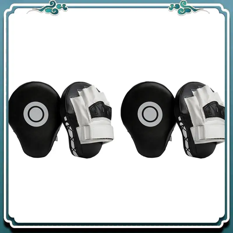 Reliable 2X Boxing Leather Punch Focus Mitts,Target Training Hand Pads For Karate, Muay Thai Kick, Sparring, Dojo, Martial Arts