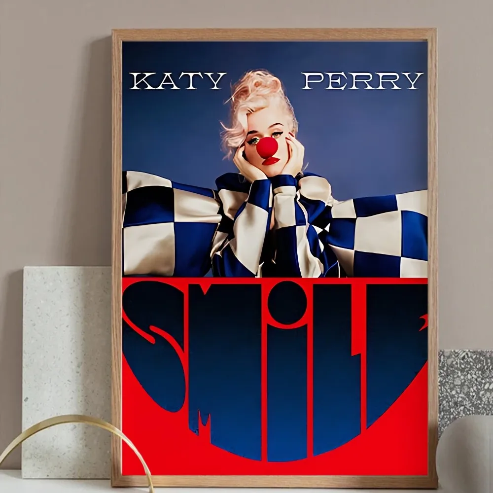 Singer K-Katy P-Perry Album Poster Prints Wall Painting Bedroom Living Room Wall Bar Restaurant Sticker Large