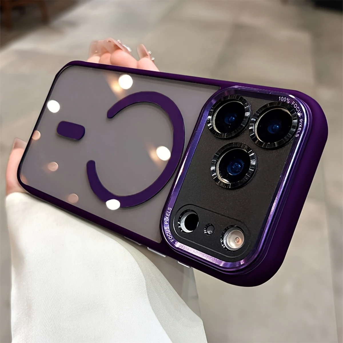 ファッションミニマリストクリアマグネット式携帯電話ケース | - Phone Cases Yellow のレビューと価格