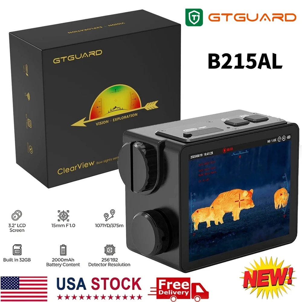 

Official Genuine GTGUARD ClearView B215AL Thermal Imaging Scope 256*192Resolution Telescope 8X Digital Zoom Night Vision Goggles