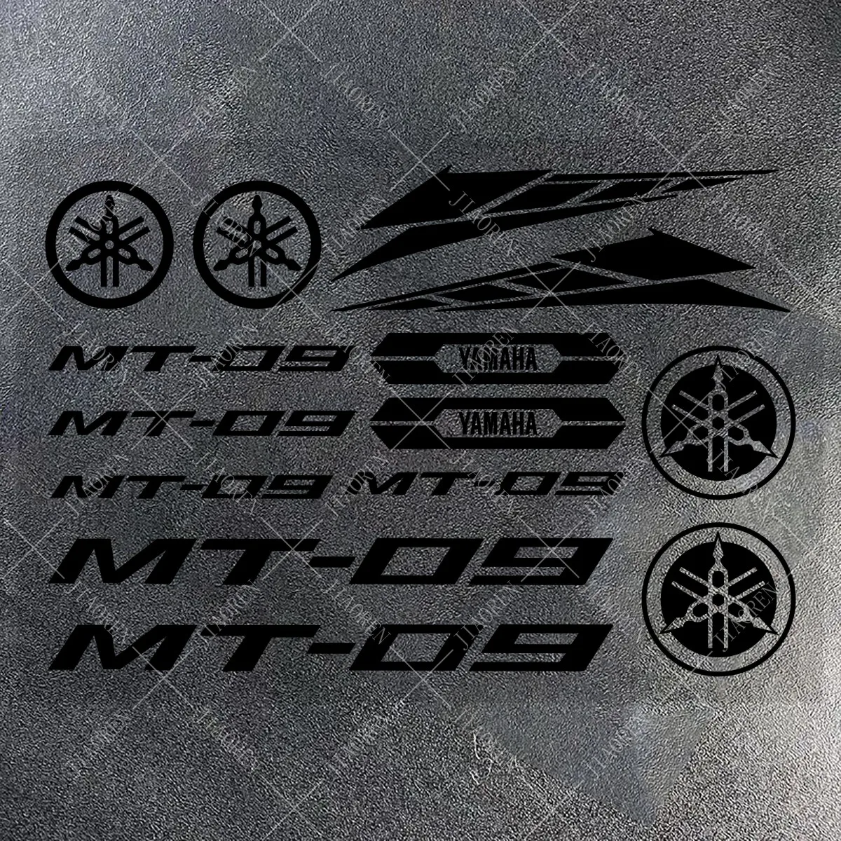 For Yamaha Sticker MT09 Logo Motorcycle Tank Decal Vinyl Waterproof Kit MT09 2021 2022 2023 2024