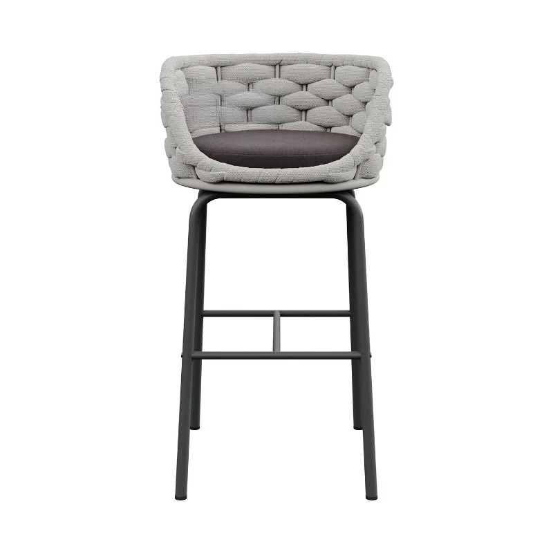 

Outdoor rattan bar chair, high-end high stool, aluminum alloy bar chair