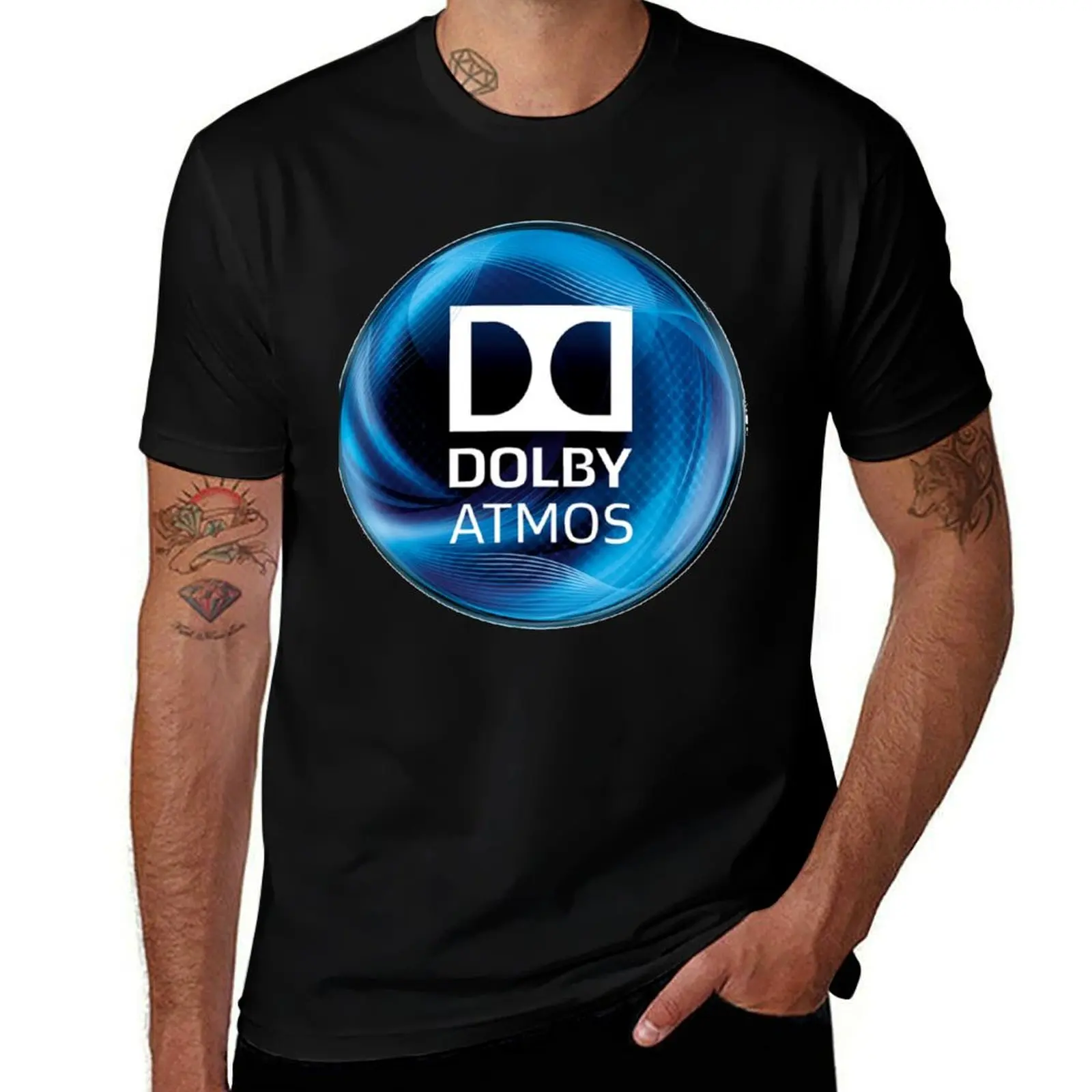 Unusual Exclusive Dolby Atmos Essential Design T-Shirt Simple Print Design T-Shirt