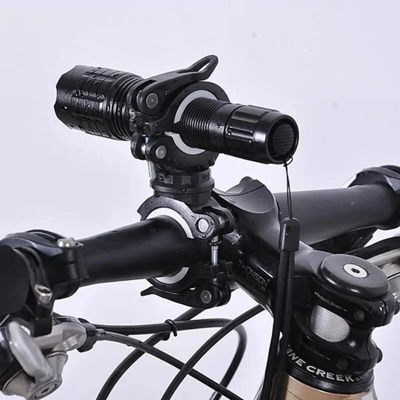 Light Stand Bicycle Flashlight Lamp Clip Front Light Stand Fixed Bracket Bicycle Clip Mountain Bike Riding Equipment Accessories