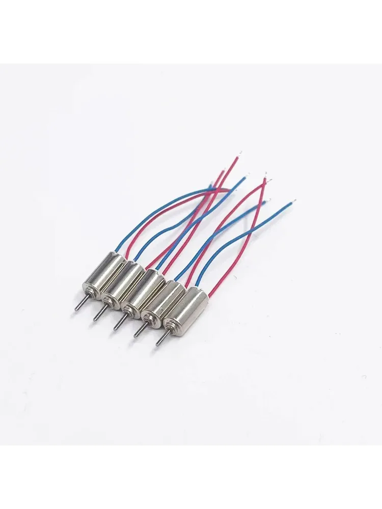5 pièces/lot 0408 Mini 4mm * 8mm petit moteur sans noyau Micro 408 moteur à tasse creuse DC 1.5V-4.2V 3.7V moteur Ultra haute vitesse bricolage RC Drone