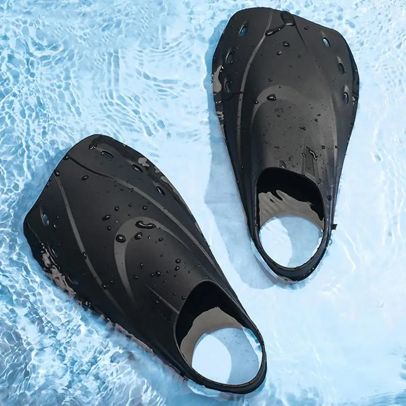 Portable Diving Fins Short Swimming Fins Flippers Snorkeling Fins Scuba Diving Flippers Swimming Training For Swimming equipment