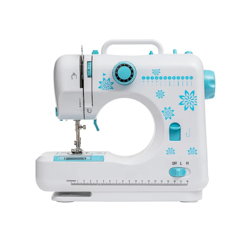 Home Hand Sewing Machine Portable Handheld with Light Knife Foot Pedal Portable Glow-in-the-dark DIY Sewing Machine Accessories