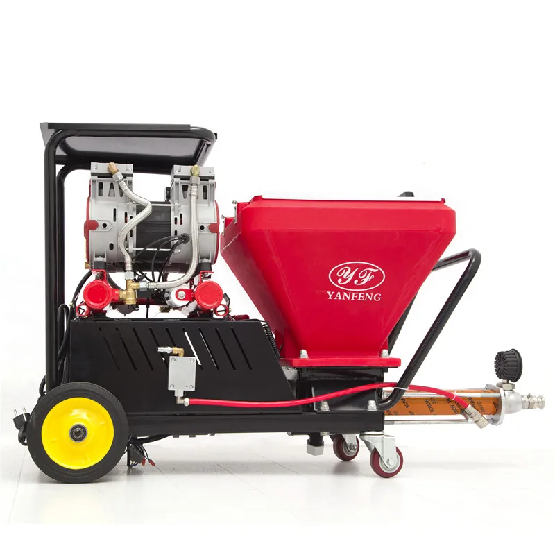

YanfengT-15X Construction Machinery Stucco Wall Plaster Cement Plastering Machine Texture Sprayer