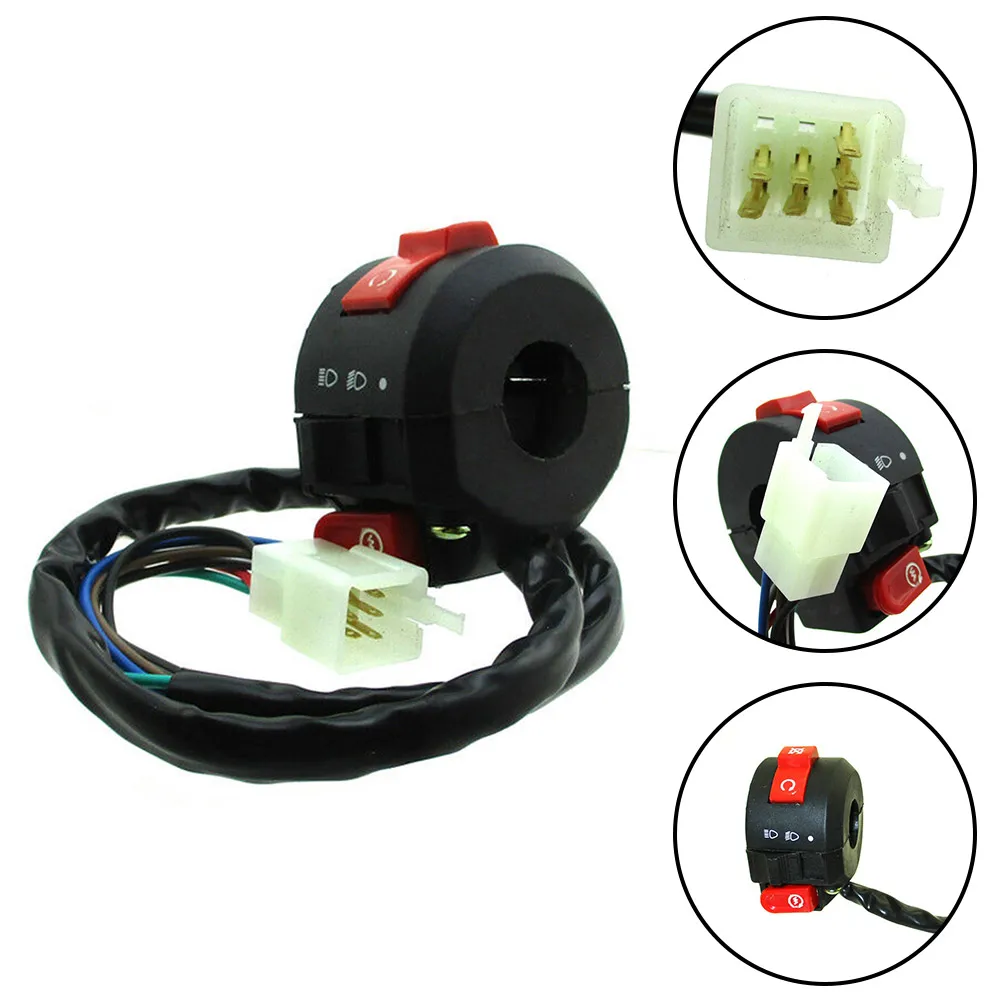 Motorcycle Handle Bar Switch 7pin Kill Starter Light Switch Assembly For Sunl Roketa Coolster 50cc 70cc 110cc 125cc ATV Quad