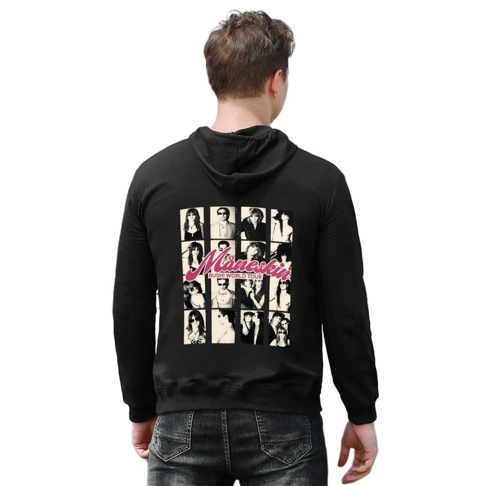Maneskin Music Tour Hoodie anime clothing winter clothes fashion men men's winter sweater pullover hoodies