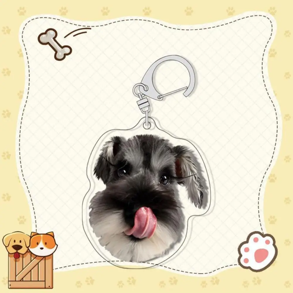 جميل Samoyed الحدود الكولي الكلب المفاتيح القلطي تشيهواهوا الاكريليك فصيل كورجي كيرينغ لطيف الصلصال لابرادور جرو قلادة للجنسين #5