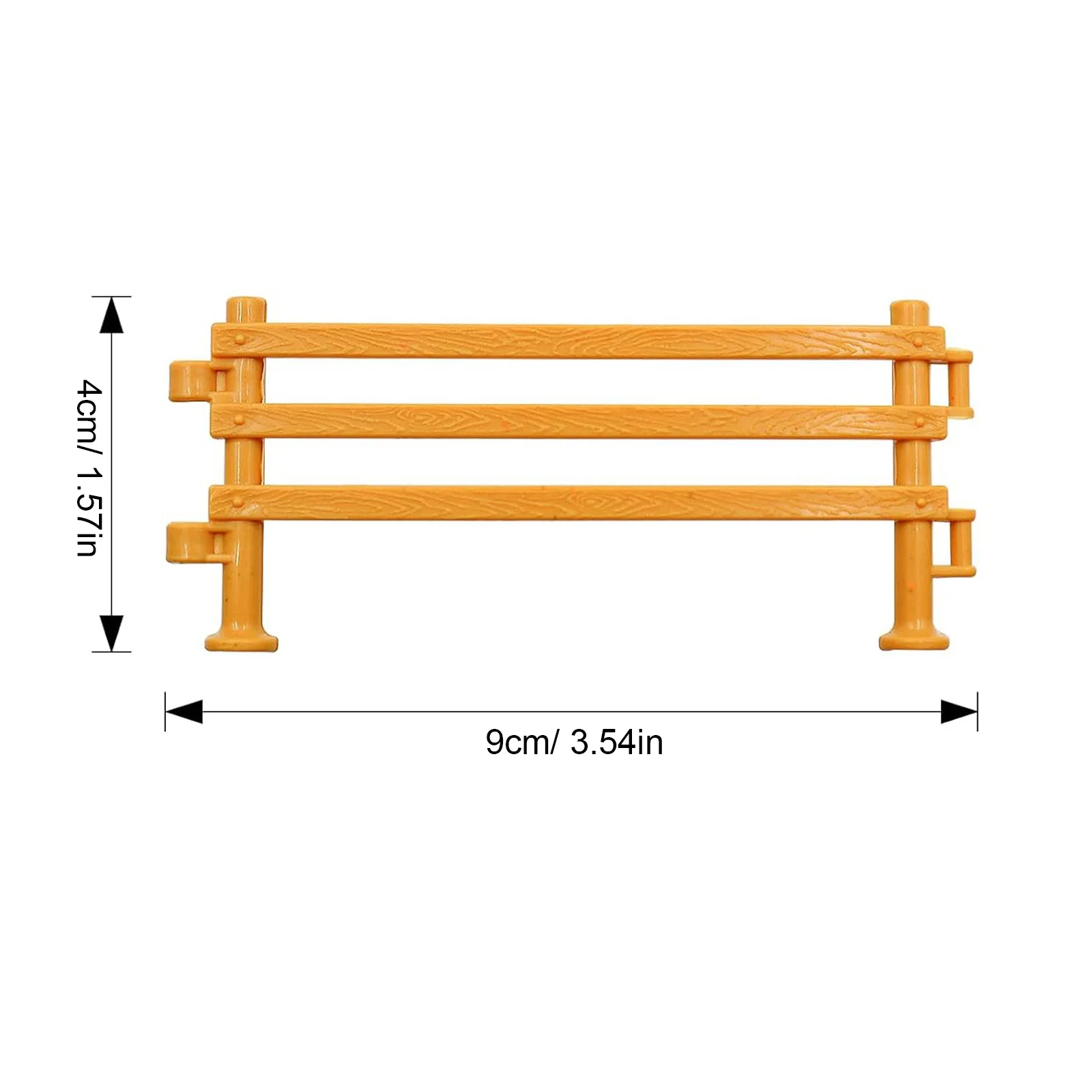 60 peças mini cerca de piquete para casa de fadas diorama pequena cerca de jardim conjunto de painéis de plástico