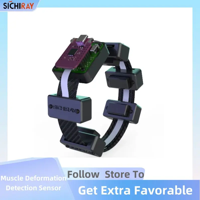 Customized Muscle electrical sensor muscle deformation analog signal EMG bracelet acquisition detection module wearable bracelet