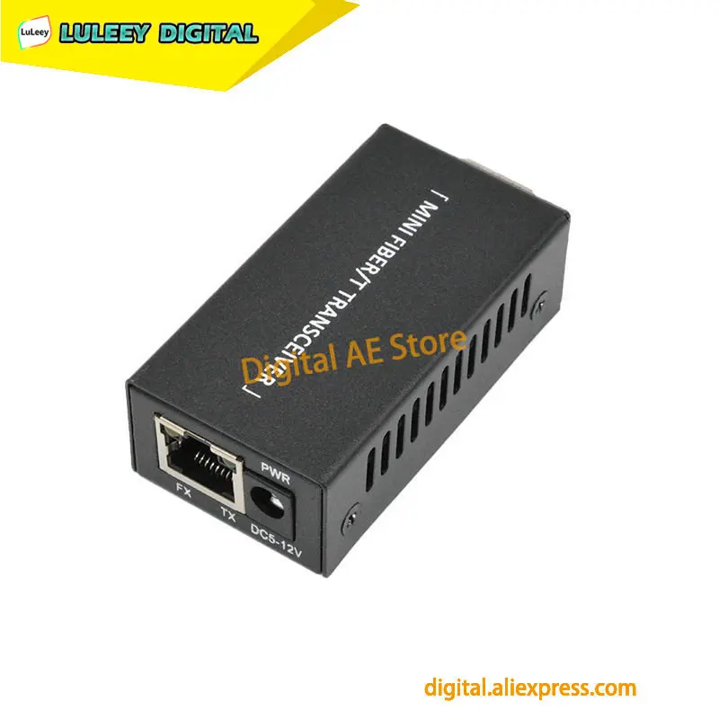 1000M Media Converter Gigabit Fiber Optic Transceiver SFP To RJ45 Mini Size 20km Distance BIDI tx rx video transmitter receiver