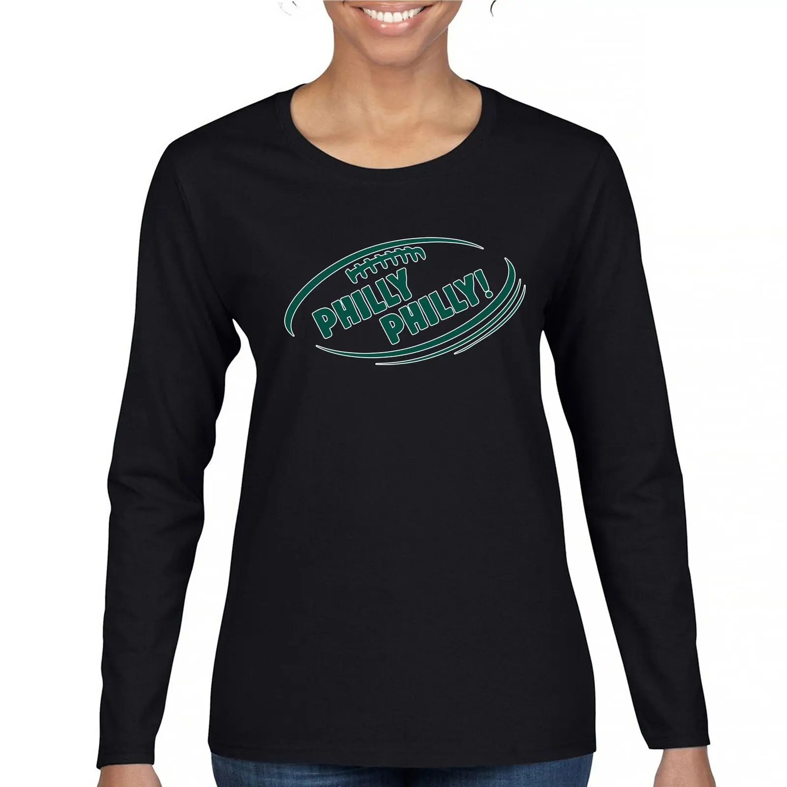 

Philly Philly Funny Women's Long Sleeve T-shirt Philadelphia Football Fan Champ