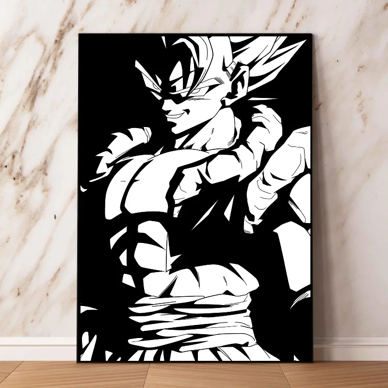 Dragon Ball Canvas Wall Decor, Sem Poster Emoldurado, Son Goku, Decoração de Quarto Infantil, HD Print Picture, Art Picture, 30-75cm