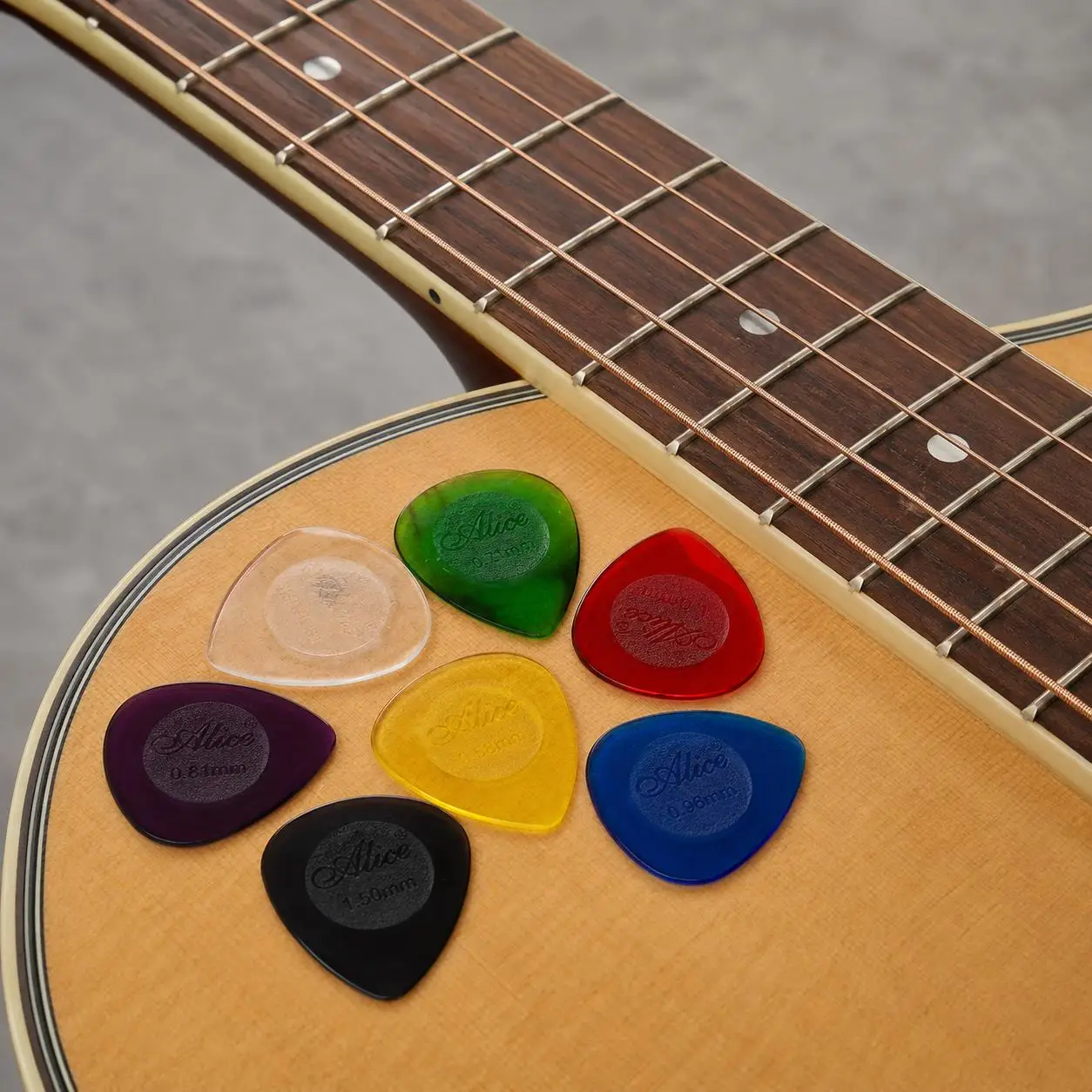 Bass & Guitar Pick Bundle – 5/10PCS Mini Teardrop Assorted Colors (1/2/3mm) for Electric, Acoustic, Ukulele & Band Practice TMZ