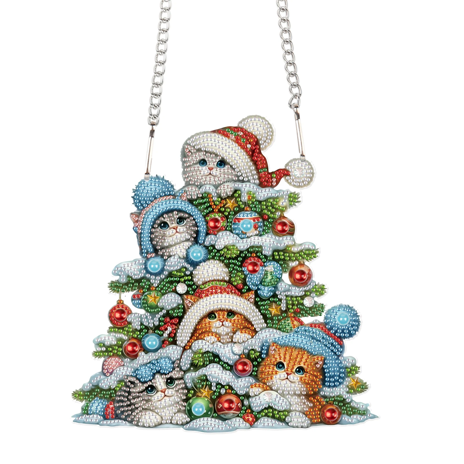 

Набор для алмазной живописи «Рождественские кошки»