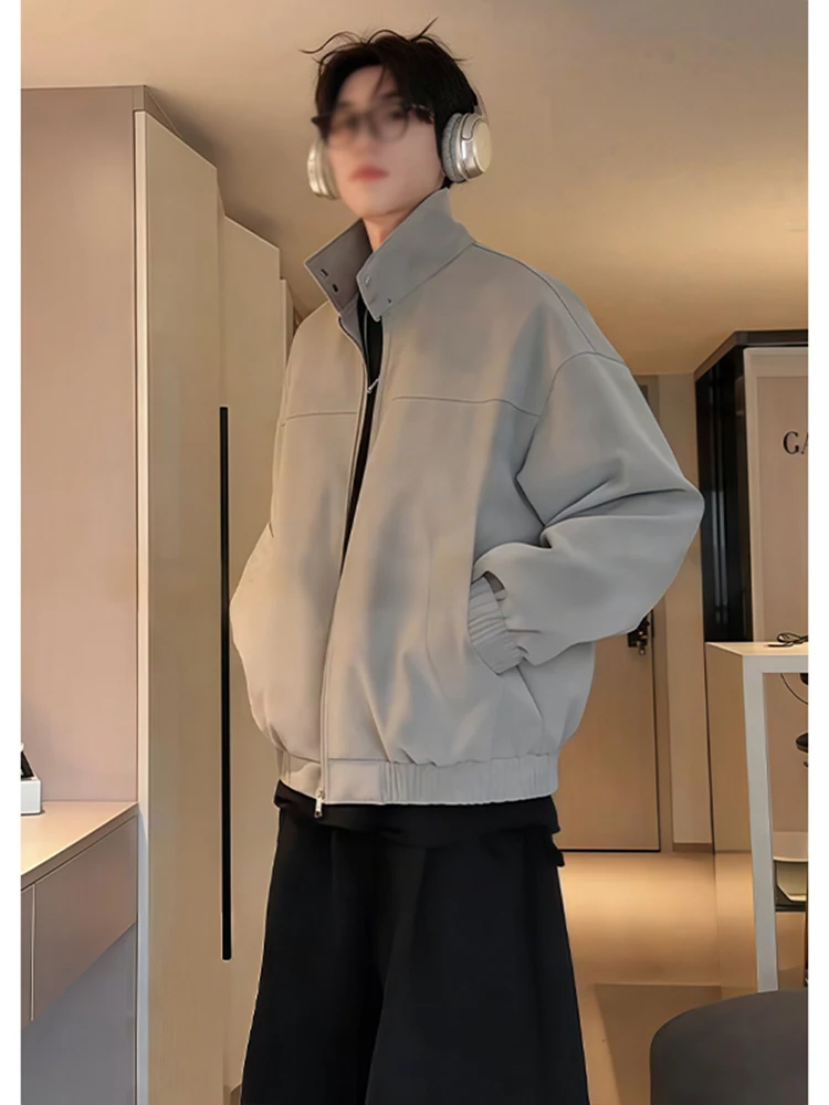 

Мужская кожаная куртка Cleanfit с эффектом потертости, весенне-осенняя, в американском ретро-стиле, пилотская, с воротником-стойкой, короткая, мотоциклетная, верхняя одежда