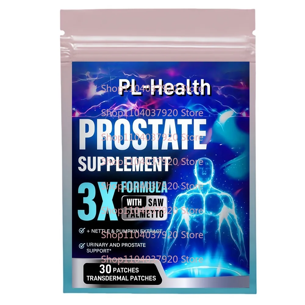 

30 Patches Prostate Health Transdermal Patches for Men with Saw Palmetto Stinging Nettle DHT Blocker for Urinary Support
