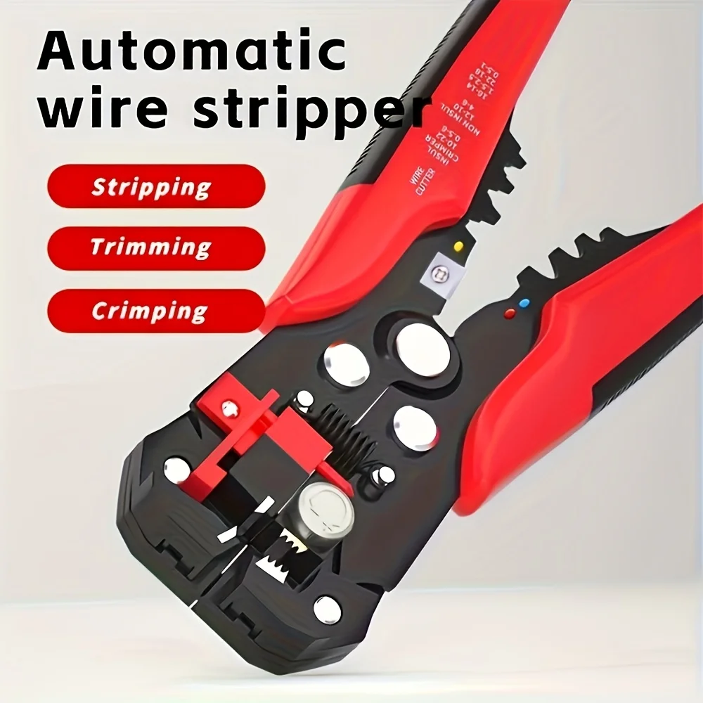 Automatische Multifunktionale Abisolierzange Multifunktionales Kabelabisolier- und Crimpwerkzeug für Elektriker DIY-Reparatur – Detail 1